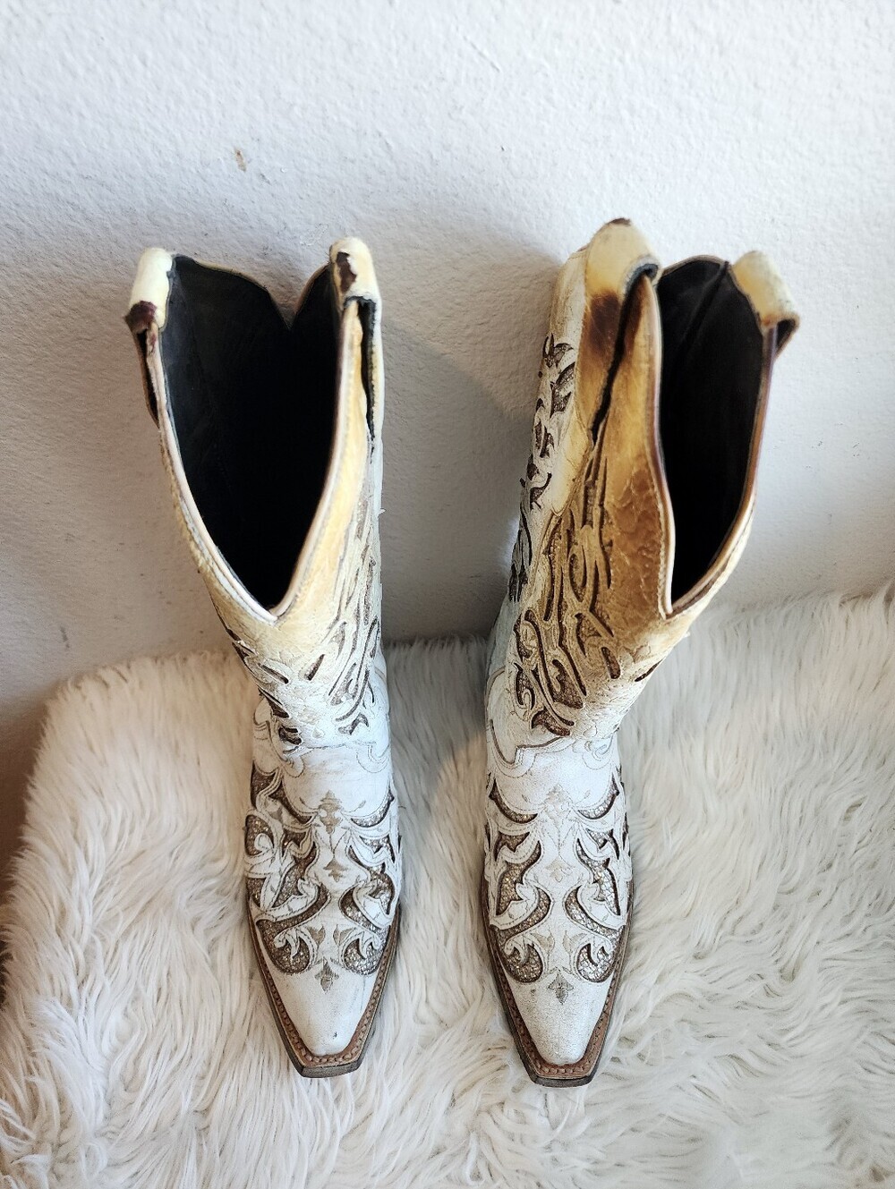 J.B DILLON RESERVED GLITTER COWGIRL BOOTS EXCELLENT COND. SIZE 5C - Picture 10 of 17